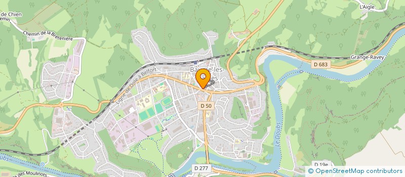 localisation de l'entreprise CORNAS  BAUME-LES-DAMES