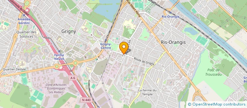 localisation de l'entreprise CORNE D'OR  RIS-ORANGIS