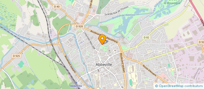 localisation de l'entreprise CORNE DEFRANCE INDIVISION à ABBEVILLE