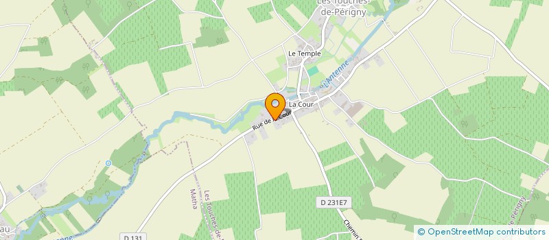 localisation de l'entreprise CORNE FOU  LES TOUCHES-DE-PERIGNY