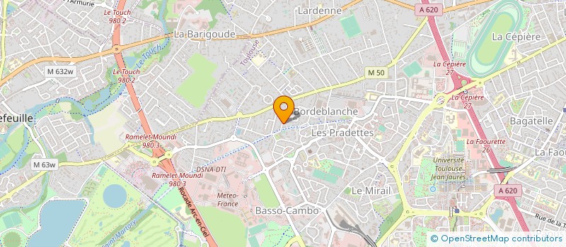 localisation de l'entreprise CORNEBARRIEU FITNESS CENTER à TOULOUSE