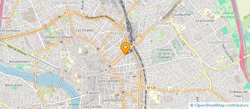 localisation de l'entreprise CORNEBARRIEU INVEST  TOULOUSE