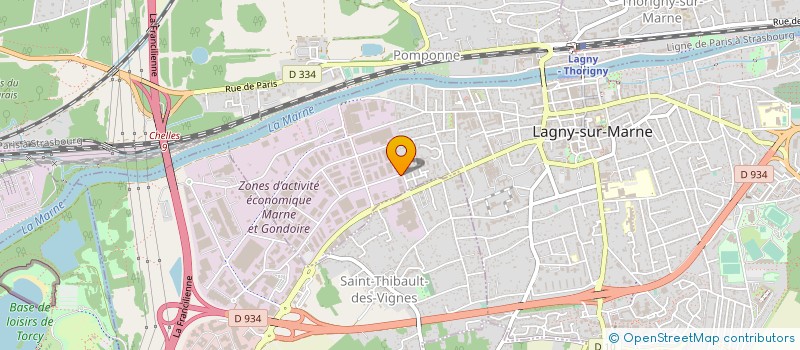 localisation de l'entreprise CORNEC à LAGNY-SUR-MARNE