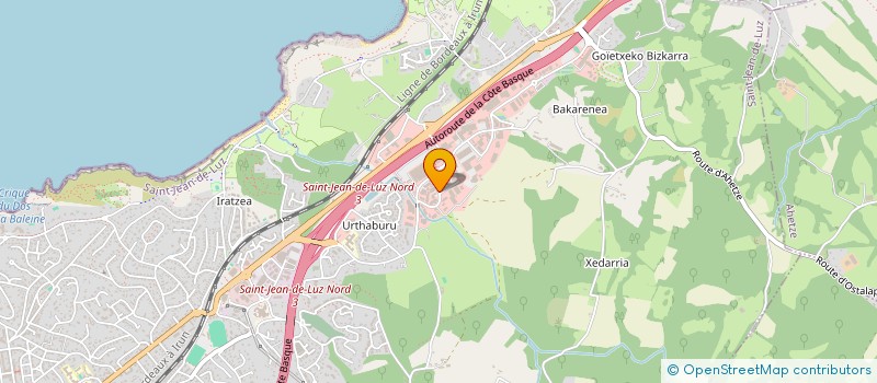 localisation de l'entreprise CORNEC à SAINT-JEAN-DE-LUZ