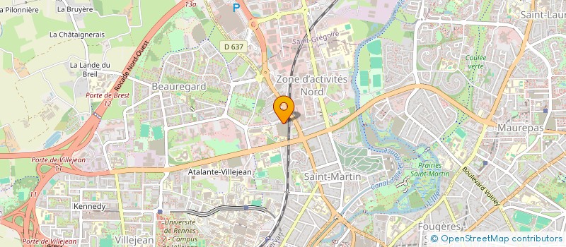 localisation de l'entreprise CORNEC LUC & JACQUELINE IND  RENNES