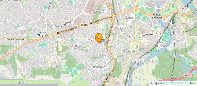 localisation de l'entreprise CORNEENVOL à BAYONNE