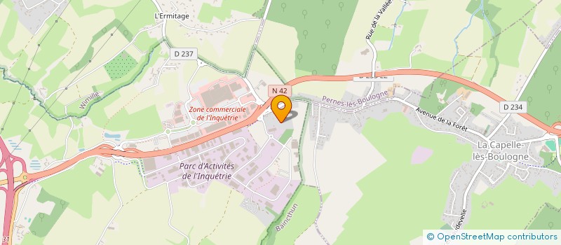 localisation de l'entreprise CORNEILLE à SAINT-MARTIN-BOULOGNE