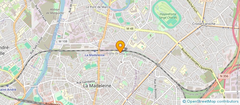 localisation de l'entreprise CORNEILLE à MARCQ-EN-BARŒUL
