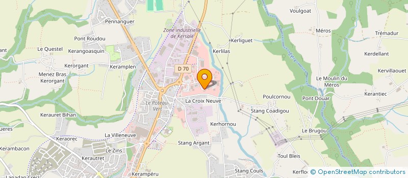 localisation de l'entreprise CORNEILLE IMMOBILIER  CONCARNEAU