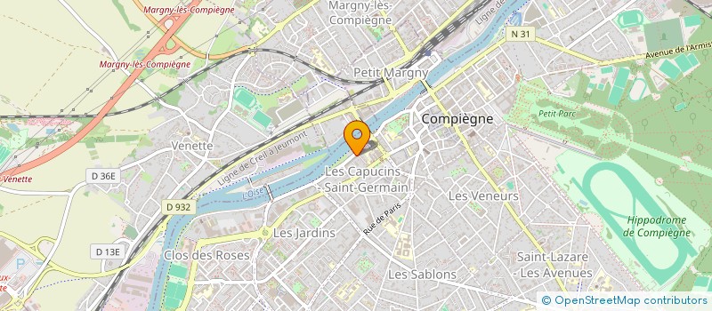 localisation de l'entreprise CORNEILLE KEVIN ET LEMOS MARION  COMPIEGNE