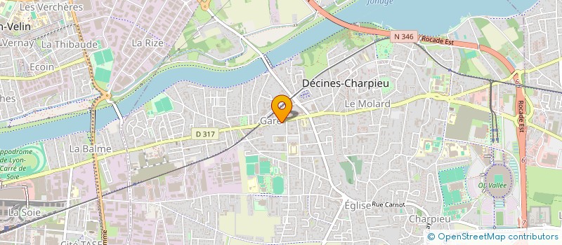 localisation de l'entreprise CORNEILLE SAINT-MARC TRANSACTIONS  DECINES-CHARPIEU