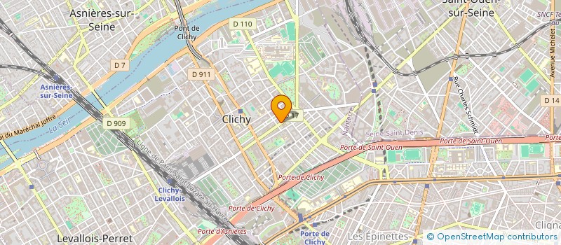 localisation de l'entreprise CORNELIUS CONSULTING à CLICHY