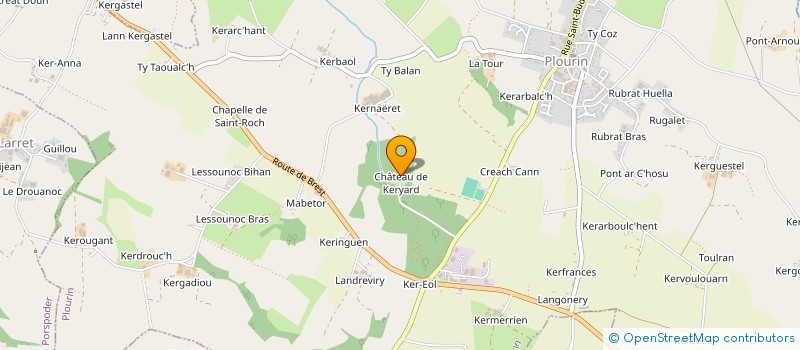 localisation de l'entreprise CORNEN TP  PLOURIN