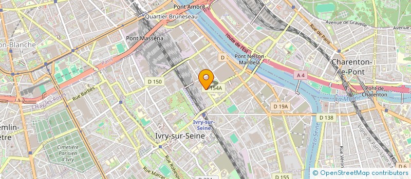 localisation de l'entreprise CORNER  IVRY-SUR-SEINE