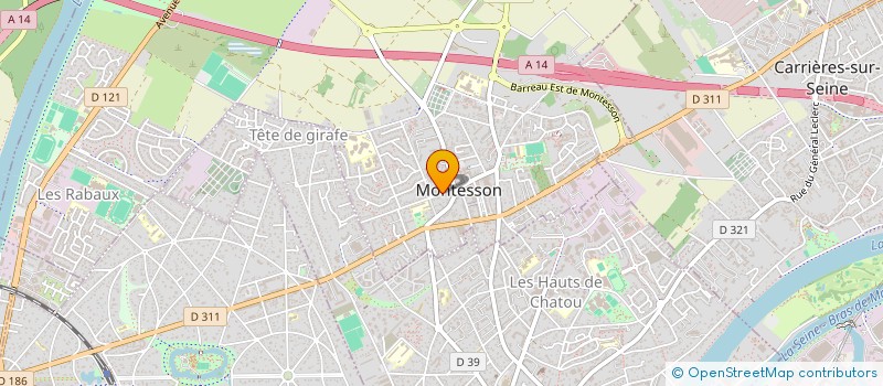 localisation de l'entreprise CORNER  MONTESSON