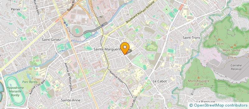 localisation de l'entreprise CORNER BURGER à MARSEILLE