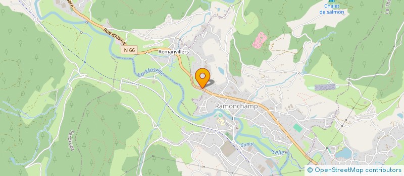 localisation de l'entreprise CORNER STONE TECHNOLOGY  RAMONCHAMP