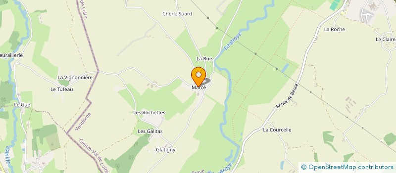 localisation de l'entreprise CORNET à SAVIGNY SUR BRAYE