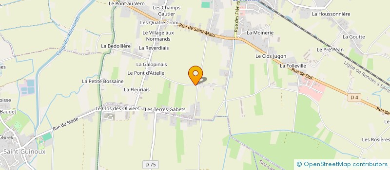 localisation de l'entreprise CORNET FRANCK  LA FRESNAIS