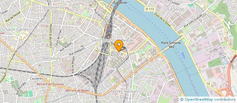 localisation de l'entreprise CORNET GUILLAUME RENOUF à BORDEAUX