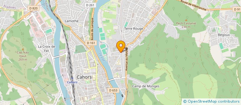 localisation de l'entreprise CORNET IT à CAHORS