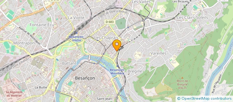localisation de l'entreprise CORNET JEAN ET JACQUES à BESANCON