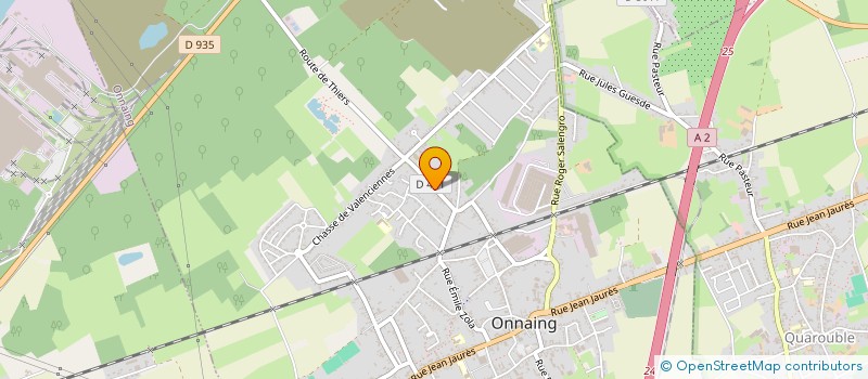 localisation de l'entreprise CORNETTE LEROY IMMO  ONNAING