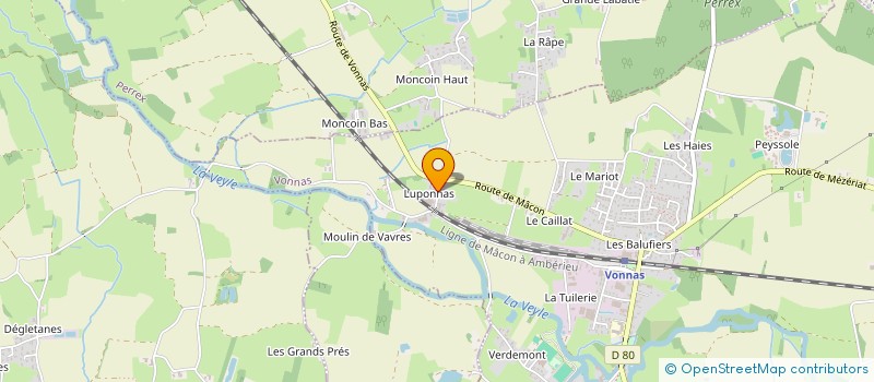 localisation de l'entreprise CORNEVIN à VONNAS