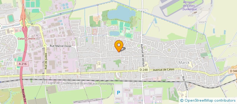 localisation de l'entreprise CORNHOLE COTE D'OPALE  MARCK