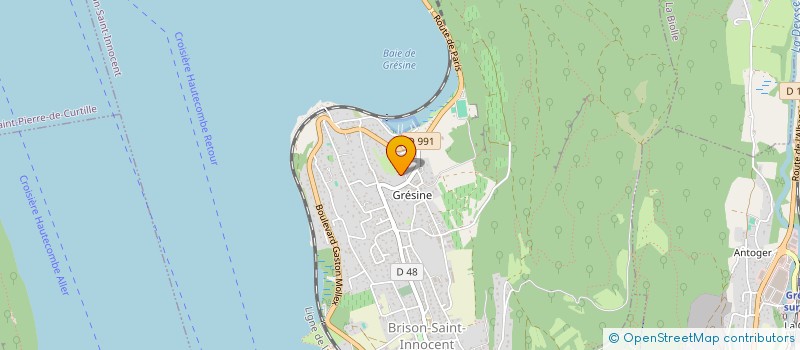 localisation de l'entreprise CORNHOLE SAVOIE  BRISON-SAINT-INNOCENT