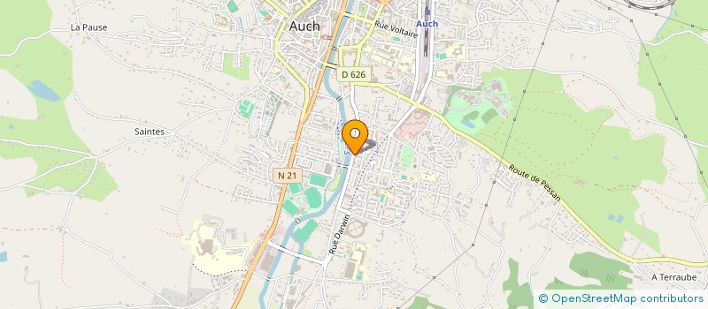 localisation de l'entreprise CORNI  AUCH