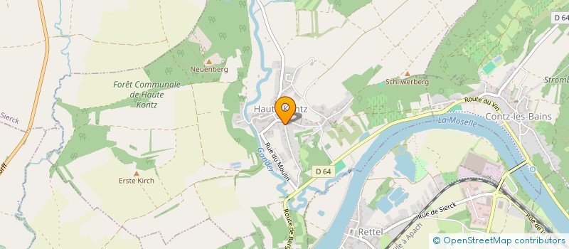 localisation de l'entreprise CORNIBE ET CIE  HAUTE-KONTZ