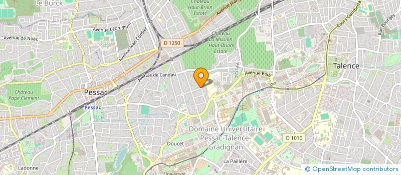 localisation de l'entreprise CORNICHE 42  PESSAC