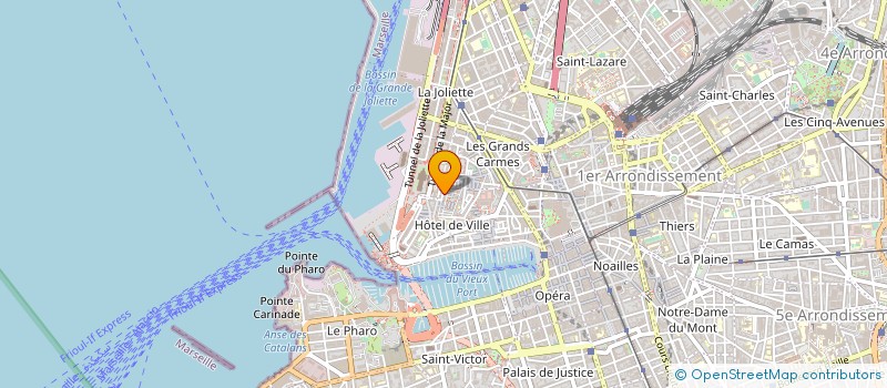 localisation de l'entreprise CORNICHE à MARSEILLE