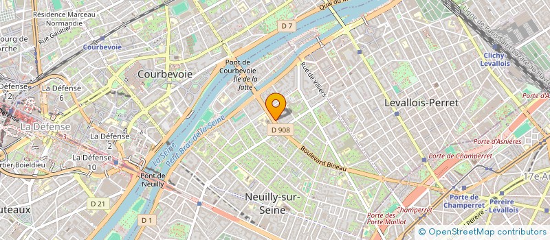 localisation de l'entreprise CORNICHE CATALAN à NEUILLY-SUR-SEINE