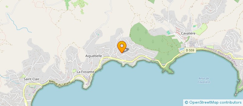 localisation de l'entreprise CORNICHE DES PINS à LE LAVANDOU