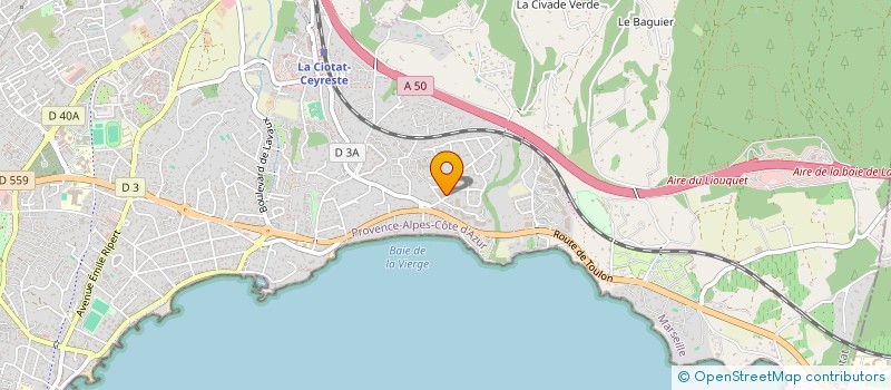 localisation de l'entreprise CORNIGLIA  LA CIOTAT
