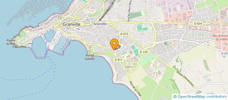 localisation de l'entreprise CORNILLE  GRANVILLE