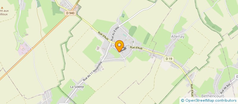 localisation de l'entreprise CORNILLE DECOLLETAGE  FRIAUCOURT