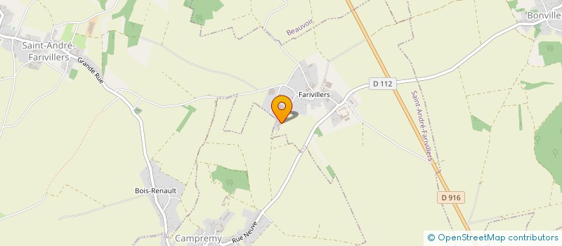 localisation de l'entreprise CORNILLEAU STEEL  SAINT-ANDRE-FARIVILLERS