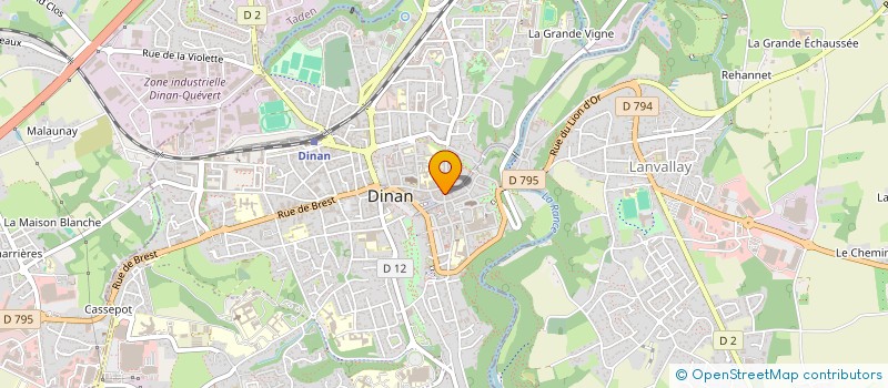 localisation de l'entreprise CORNILLET D ET GONTRAN J à DINAN