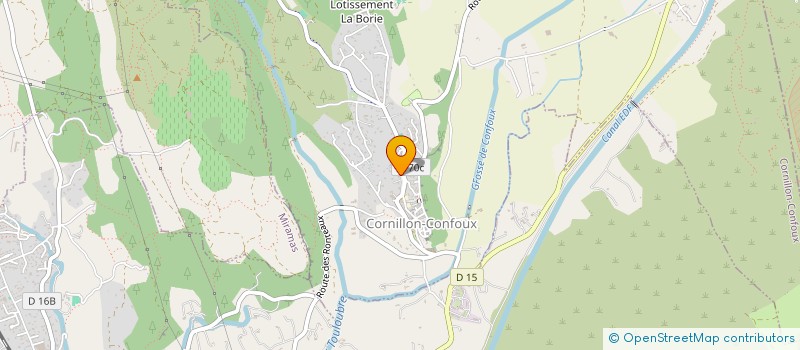localisation de l'entreprise CORNILLON DEMOS à CORNILLON-CONFOUX