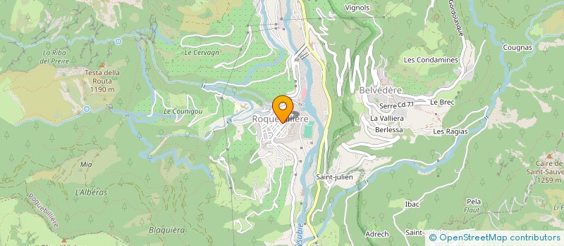 localisation de l'entreprise CORNILLON PHILIPPE ET JACQUES  ROQUEBILLIERE