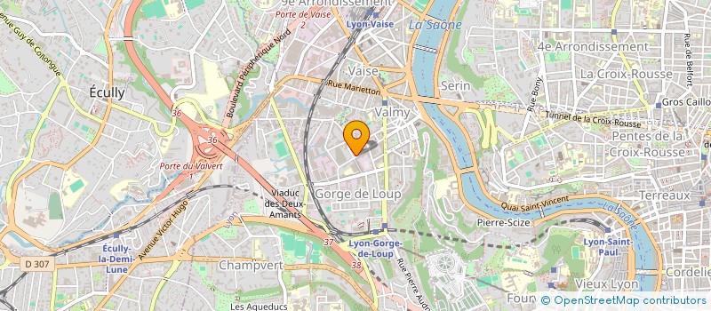 localisation de l'entreprise CORNIMMO  LYON