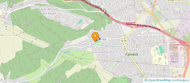 localisation de l'entreprise CORNO MUSIC  FAMECK