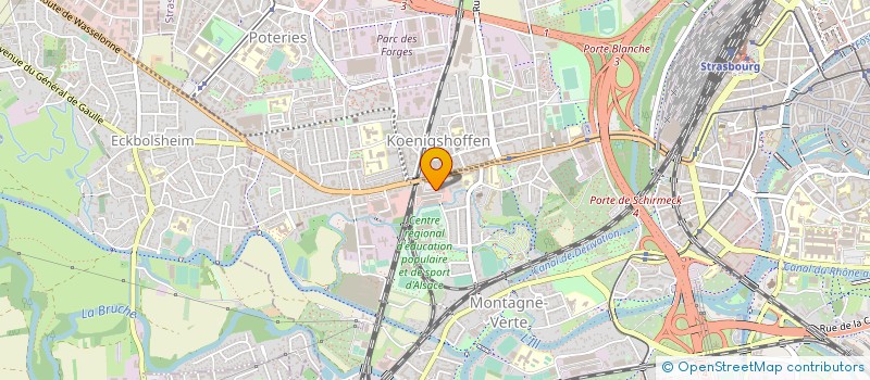 localisation de l'entreprise CORNOCTIS SECURITE à STRASBOURG