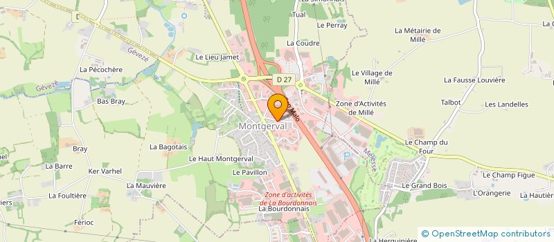 localisation de l'entreprise CORNOLIA  LA MEZIERE