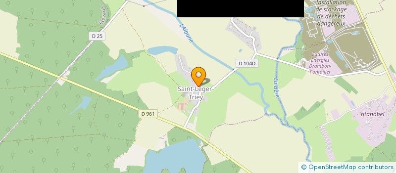 localisation de l'entreprise CORNOT & VADANS  SAINT-LEGER-TRIEY