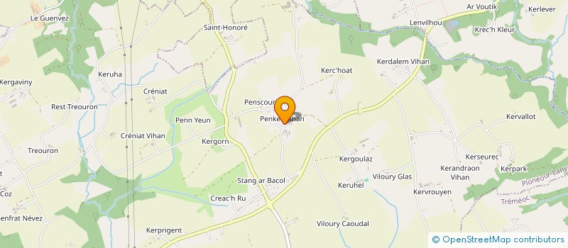 localisation de l'entreprise CORNOUAILLE FAMILY  PLONEOUR-LANVERN