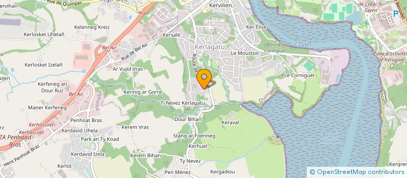 localisation de l'entreprise CORNOUAILLE QUEBEC à QUIMPER